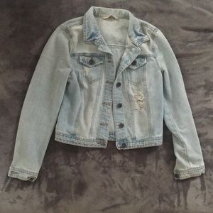 Light blue denim jacket